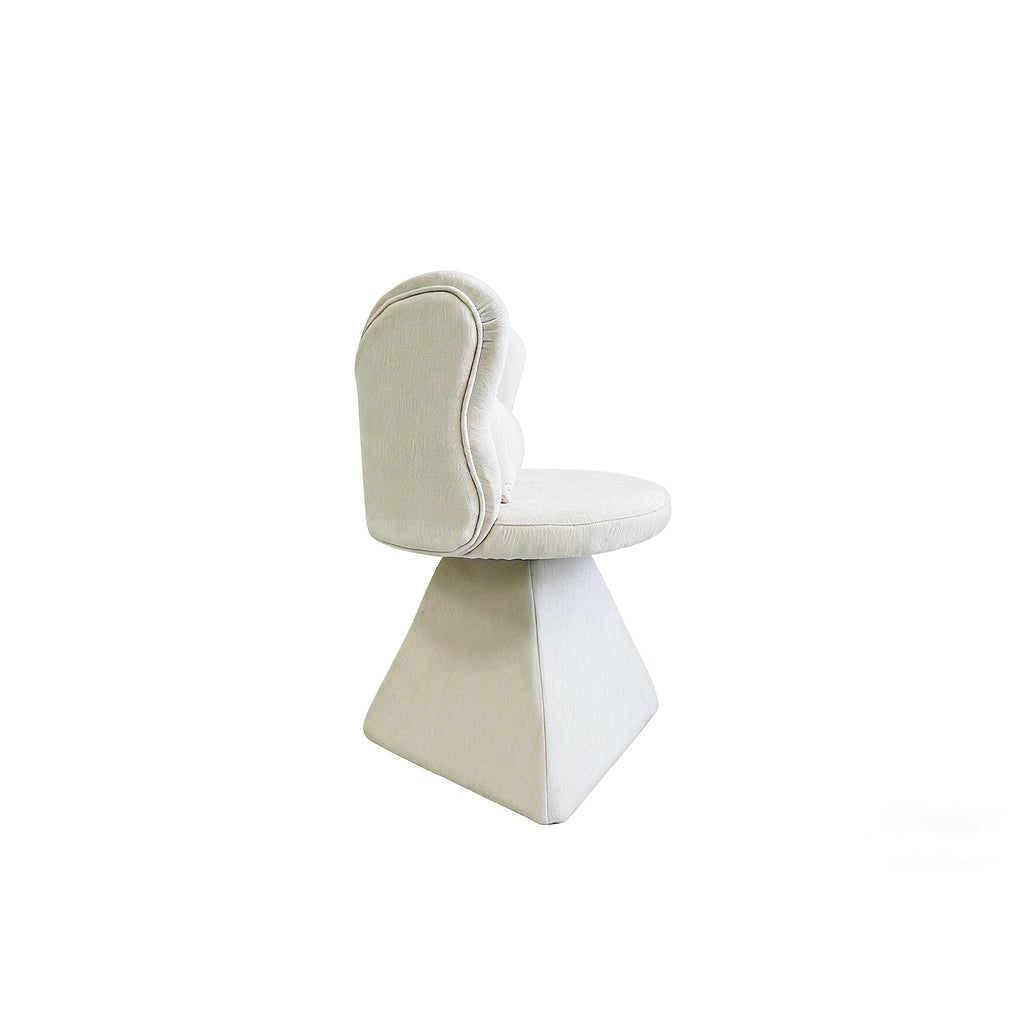 Vanity Chair with Butterfly Back and Swivel Function