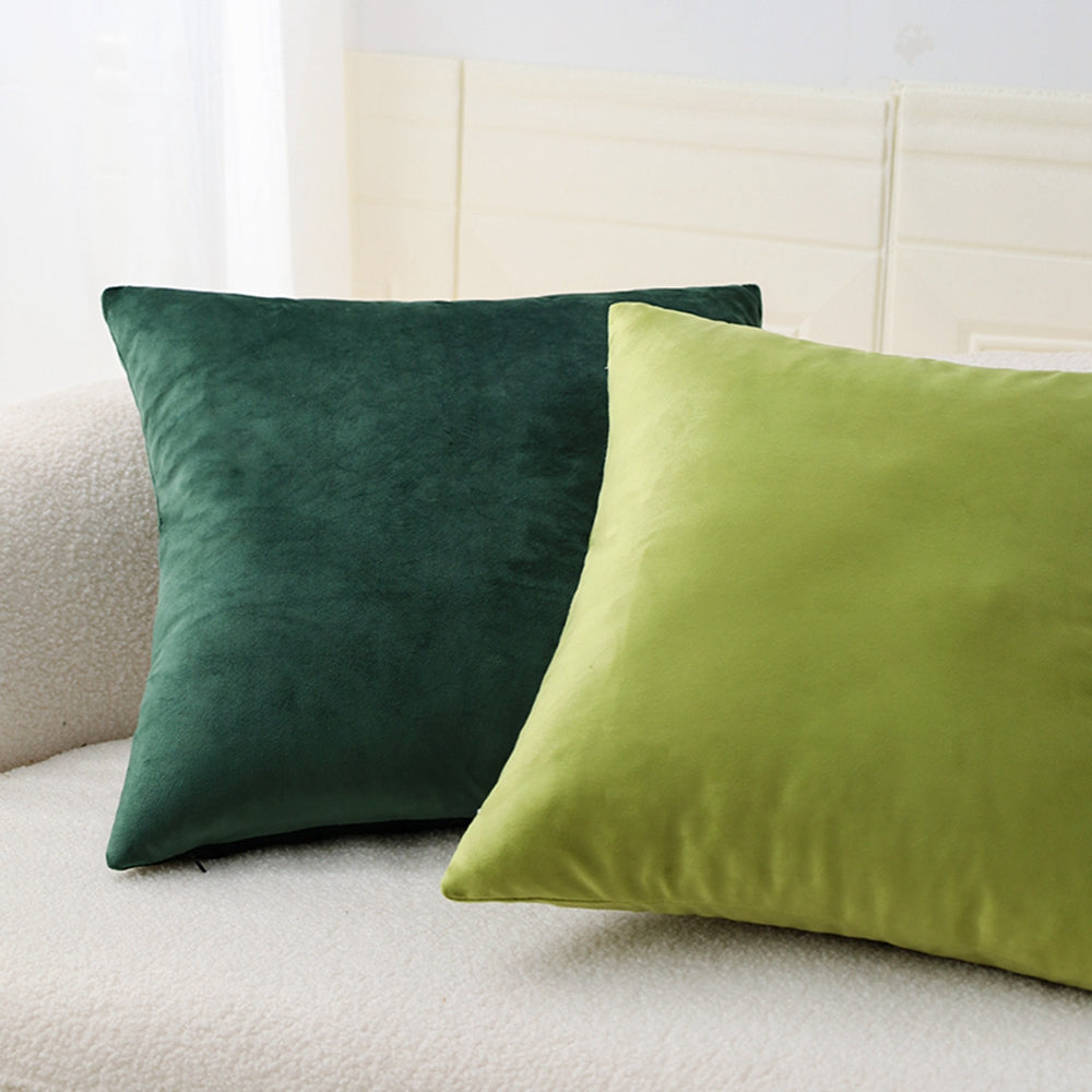 3-Piece Coordinated Pillow Cover & Insert Bundle – Well mixed color of greens  pillow covers with inserts great combinations – Fancy & Stacy