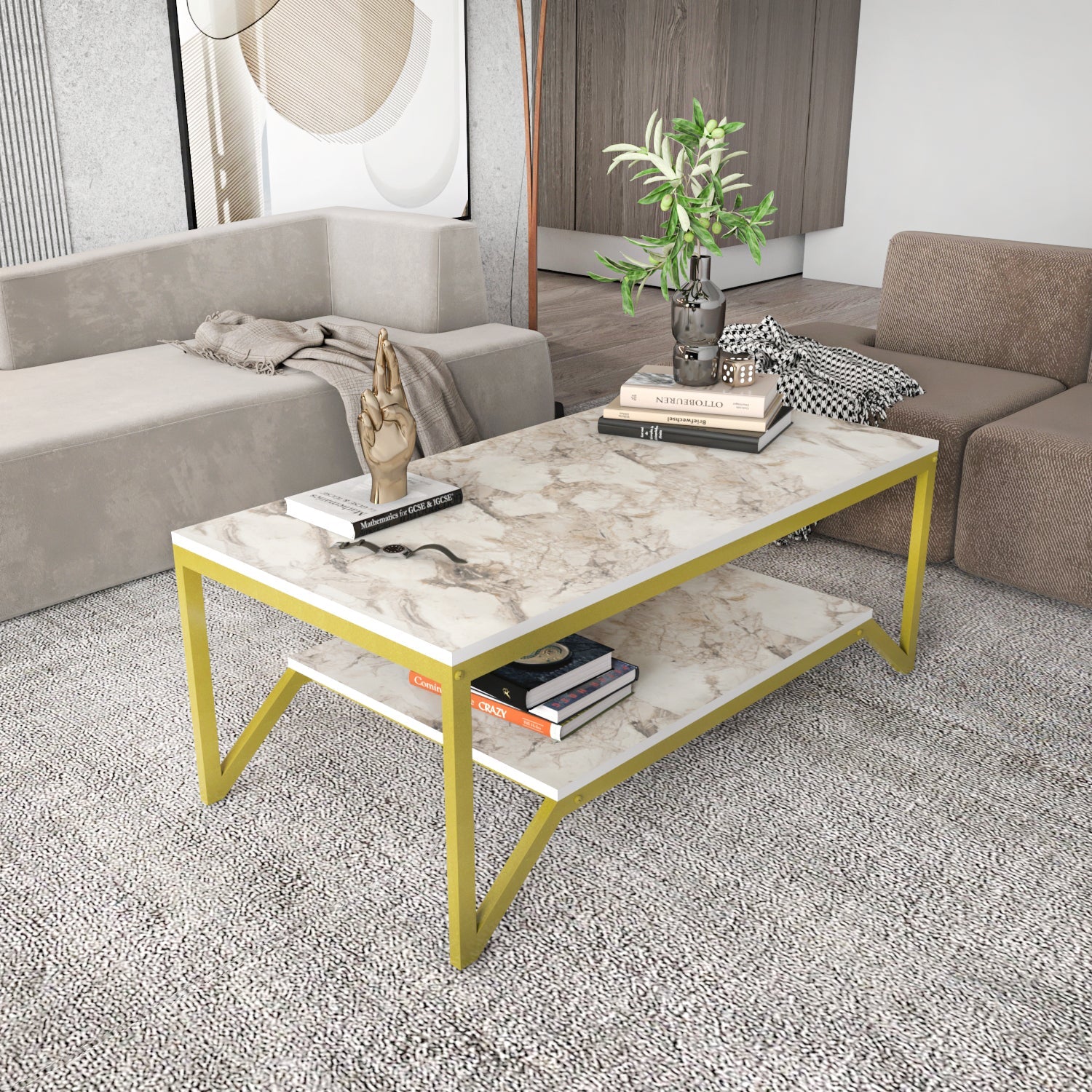 Flora & Norm Living Room Table Set