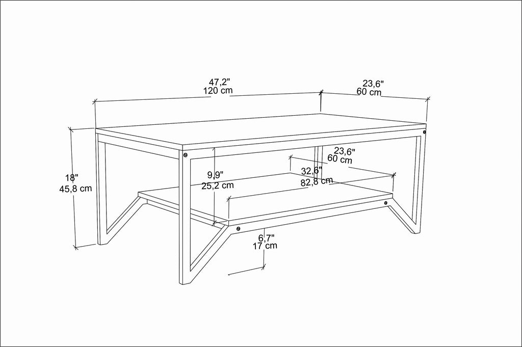 Flora & Norm Living Room Table Set