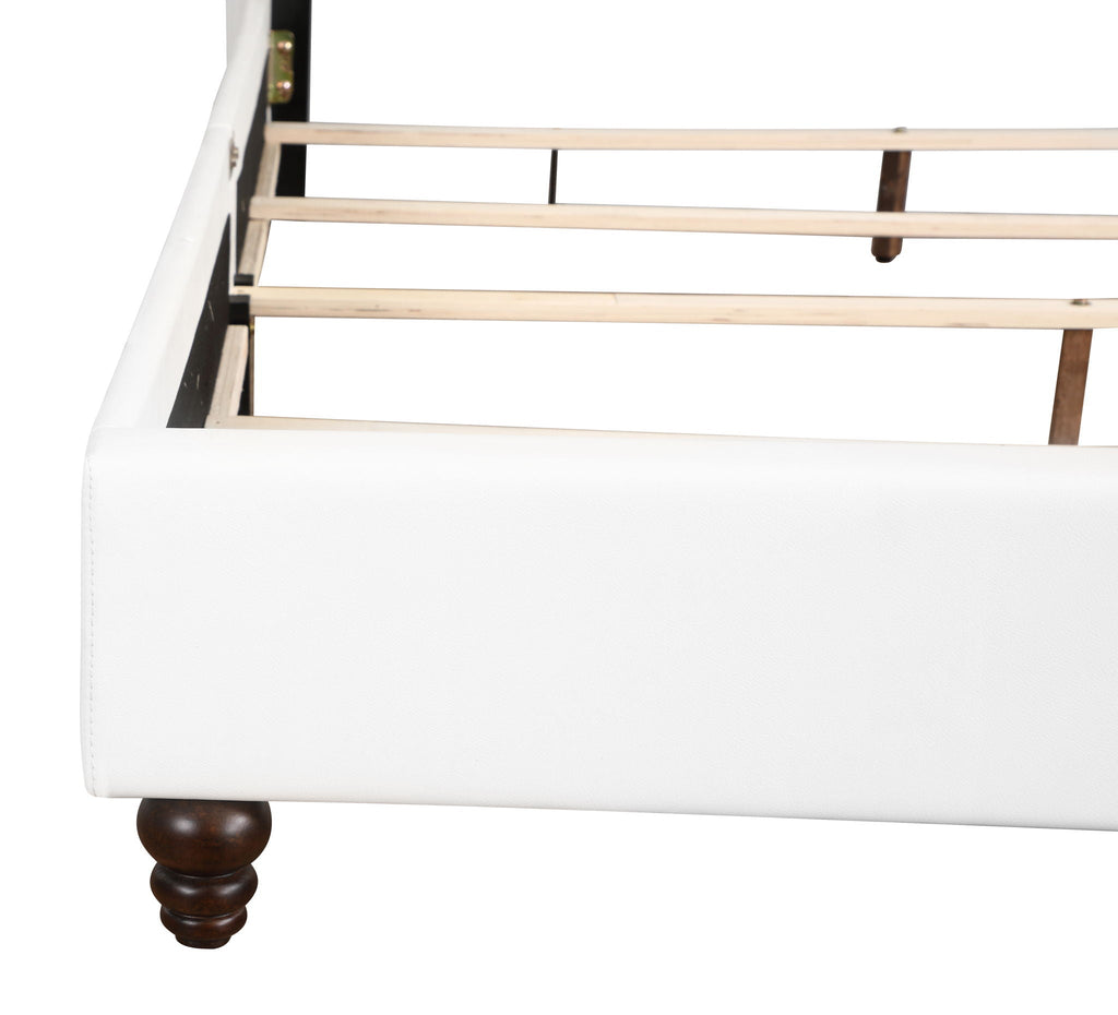 Upholstered Bed Transitional