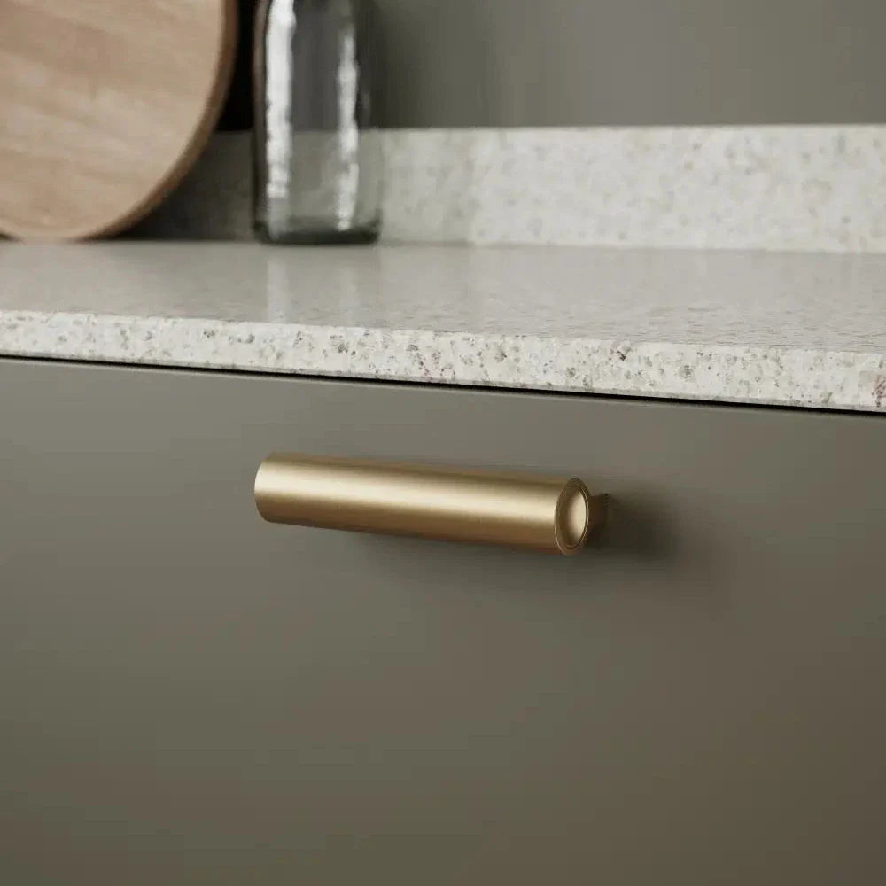 Brushed Bronze "Lucente" Tubular Drawer Pulls