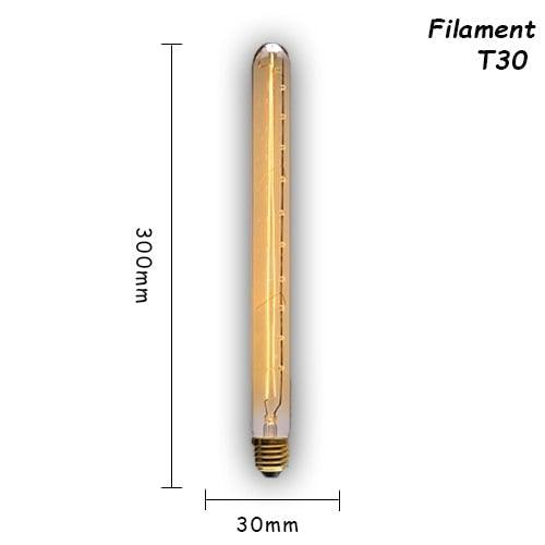 1pc Retro Lamp Edison Bulb Incandescent Living Room Decoration Vintage Lamp Filament Dimmable Amber Glass Antique Filament Light Bulbs