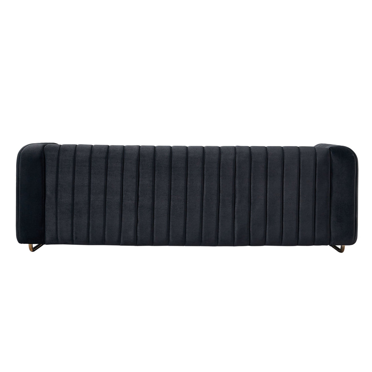 Contemporary Velvet Sofa Couch 84.25''W for Living Room