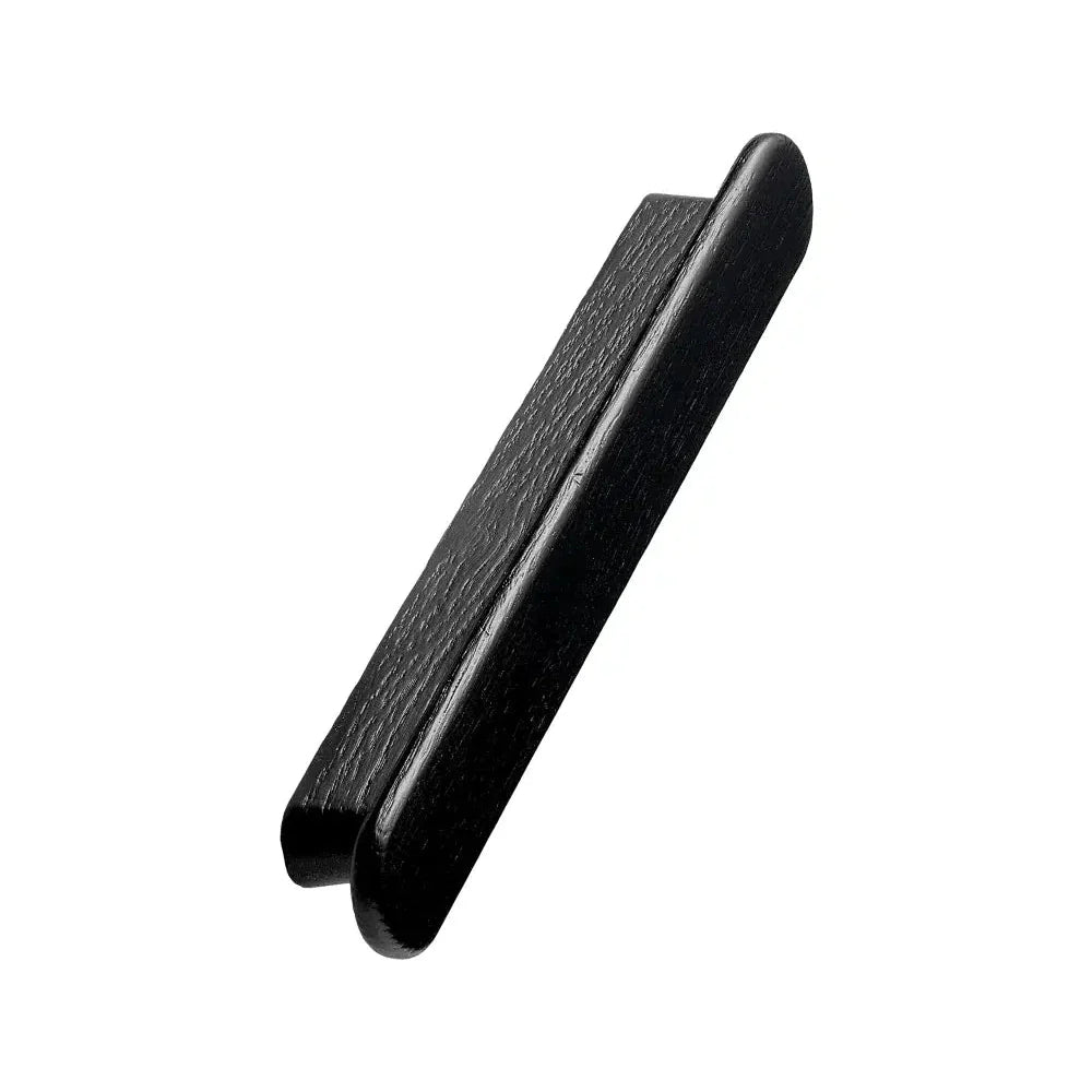 Black Stained Wood "Classis" Cabinet Knob and Drawer Pull