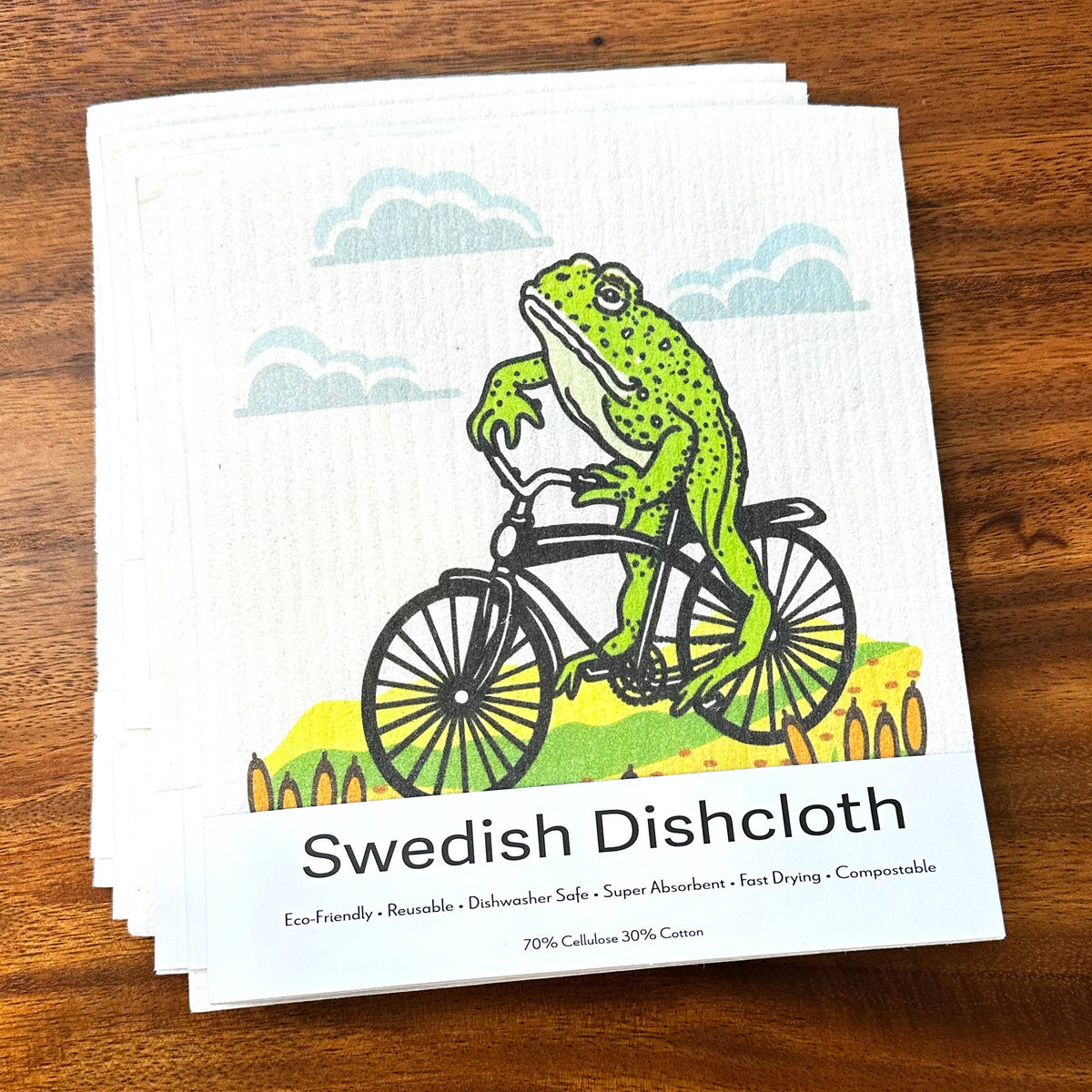 Frog Swedish Dishcloth