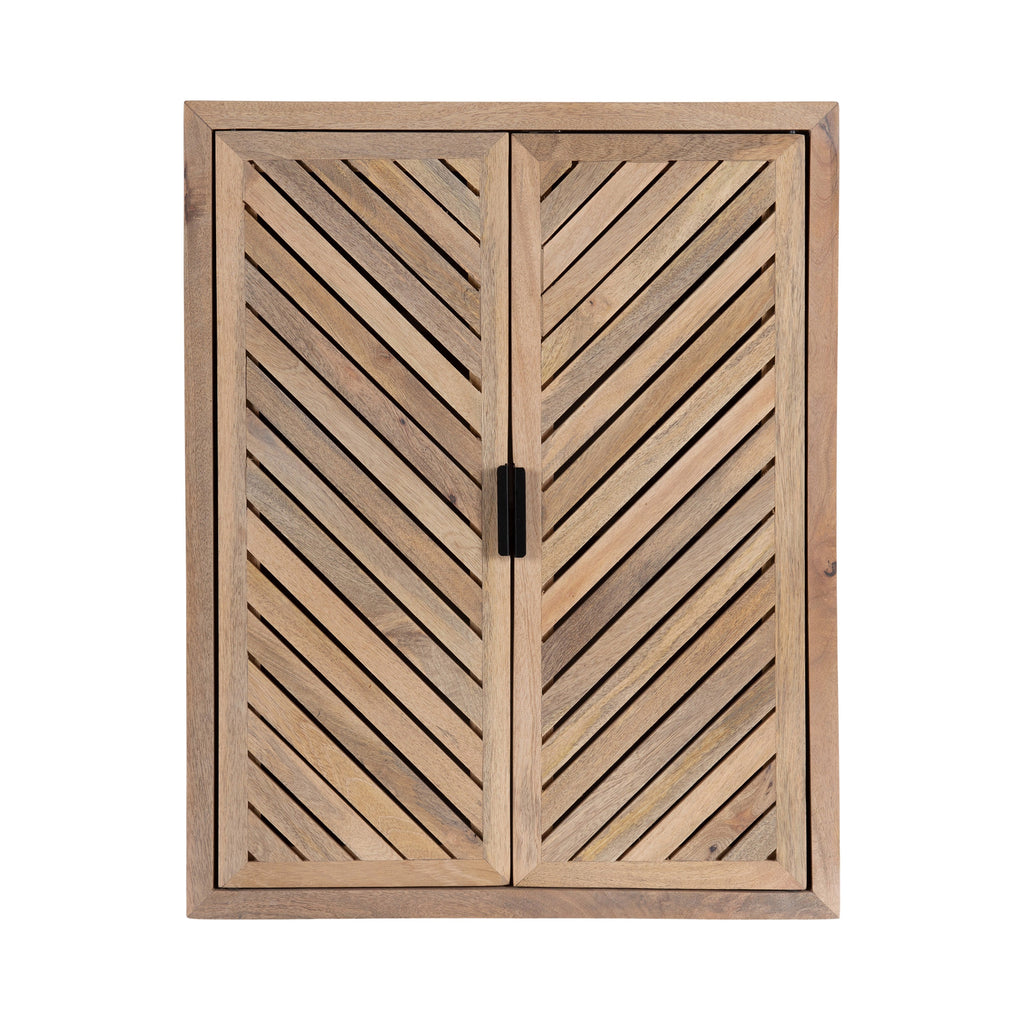 Mezzeta Tall Wood Bath Cabinet