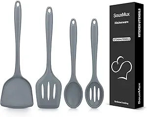 4 Pcs Silicone Kitchen Utensils Set BPA Free