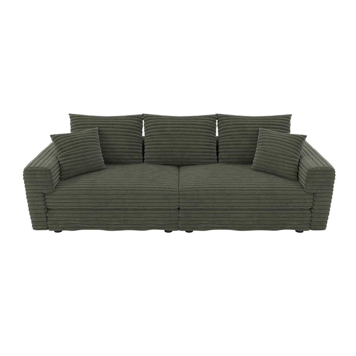 4 Seat Modern Comfy Upholstered Sofa Cloud Couch