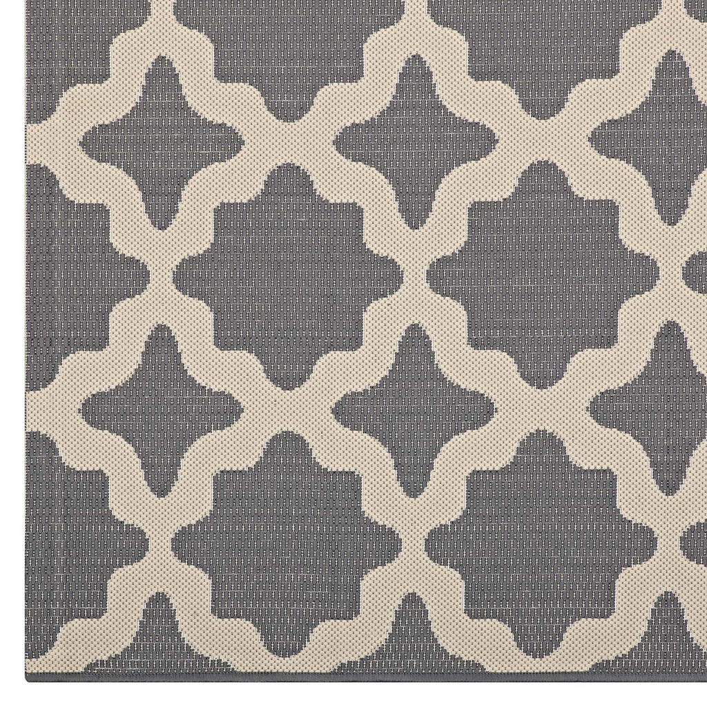 Cerelia Moroccan Trellis Indoor and Outdoor 8x10 Area Rug by Modway