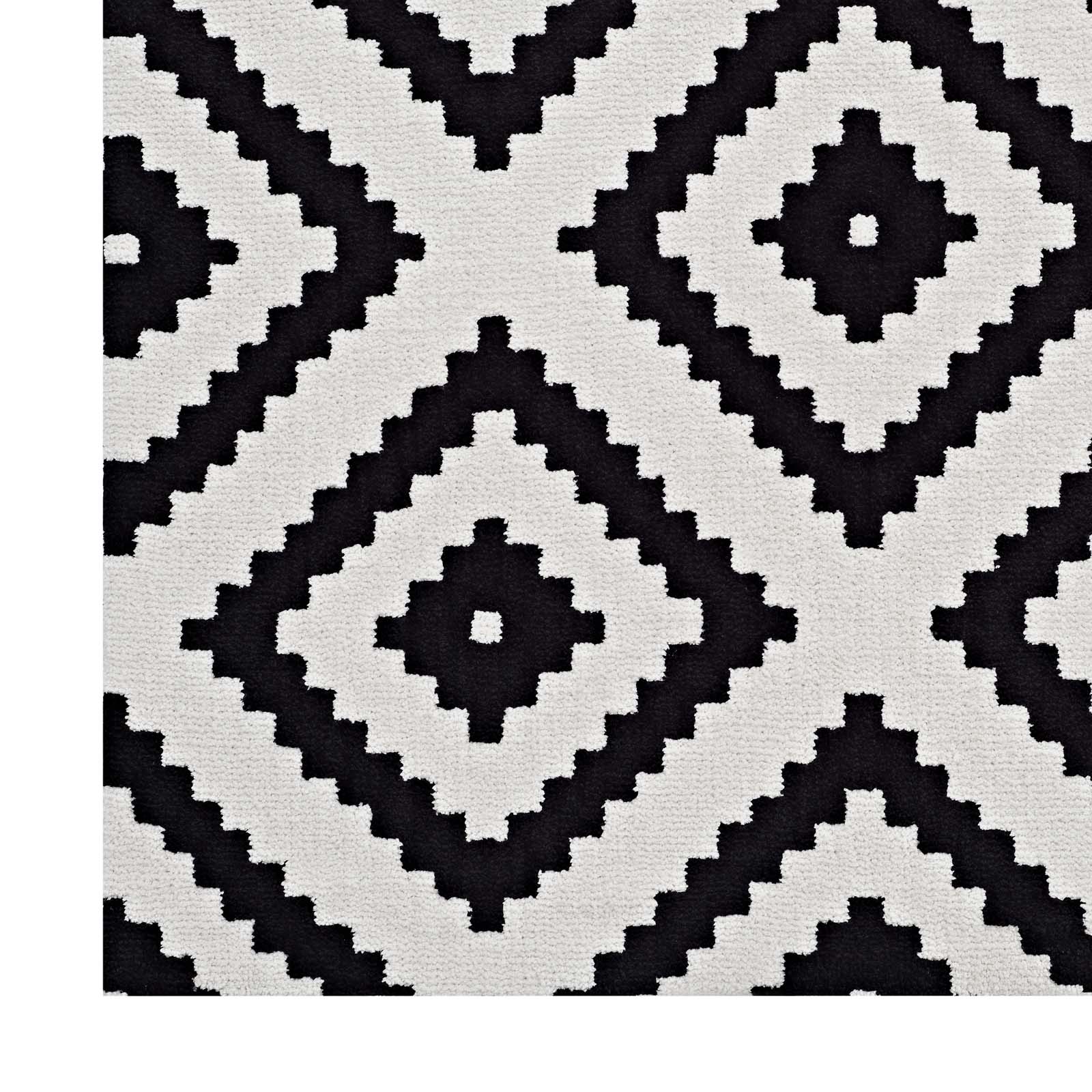 Alika Abstract Diamond Trellis 8x10 Area Rug by Modway