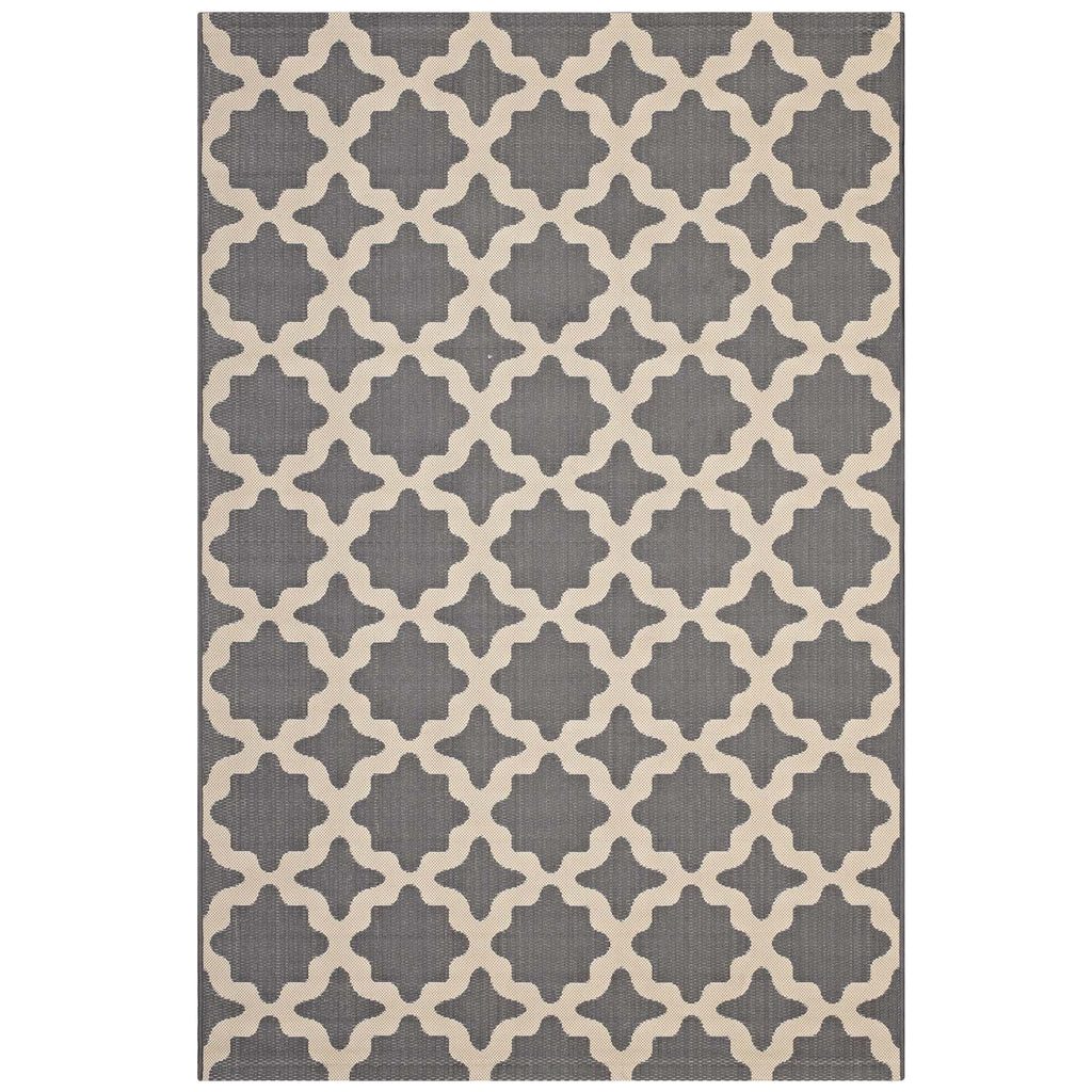 Cerelia Moroccan Trellis Indoor and Outdoor 8x10 Area Rug by Modway