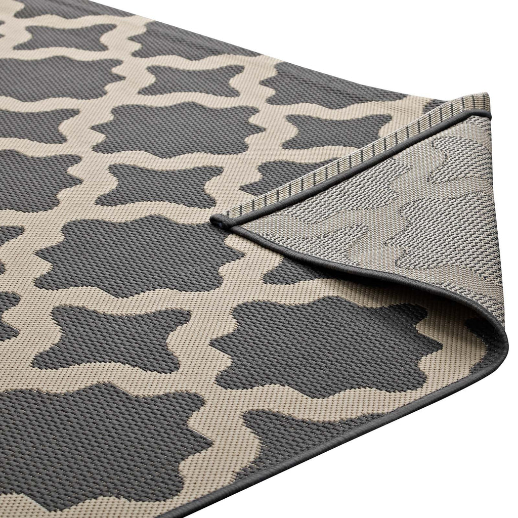 Cerelia Moroccan Trellis Indoor and Outdoor 8x10 Area Rug by Modway
