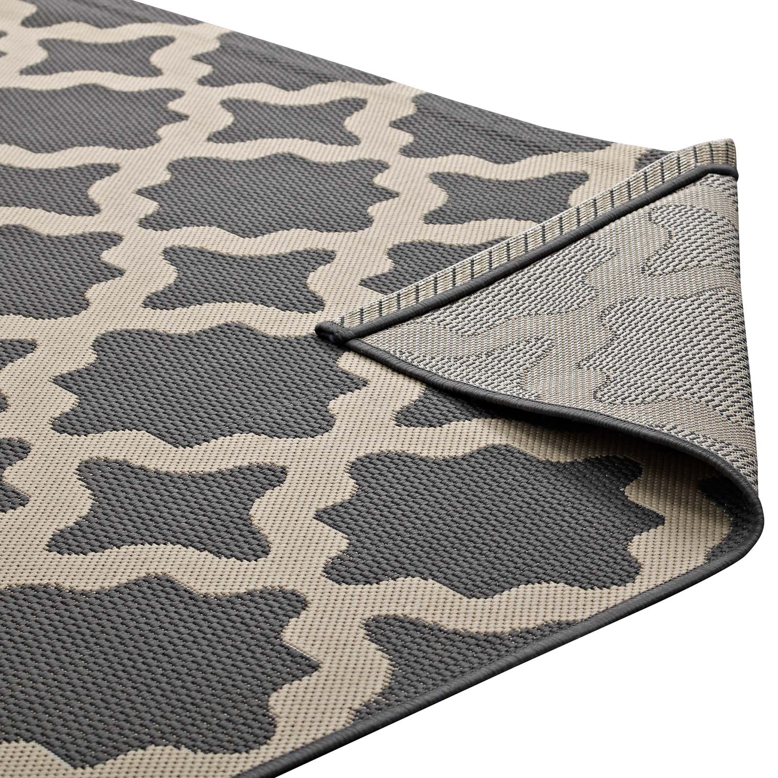 Cerelia Moroccan Trellis Indoor and Outdoor 8x10 Area Rug by Modway