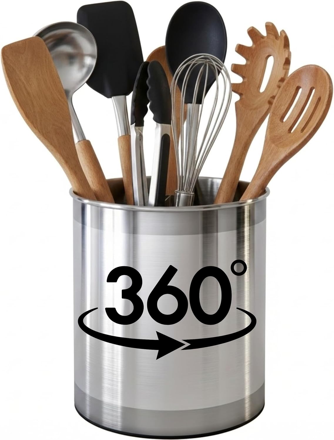 Rotating Utensil Holder — Metal