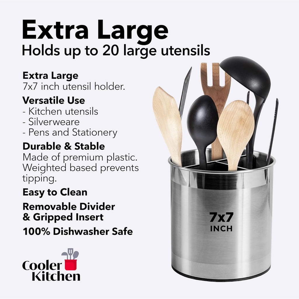 Rotating Utensil Holder — Metal