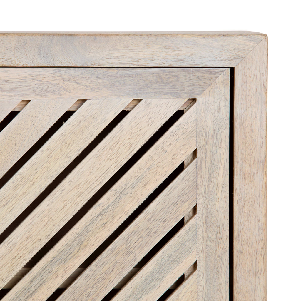 Mezzeta Tall Wood Bath Cabinet