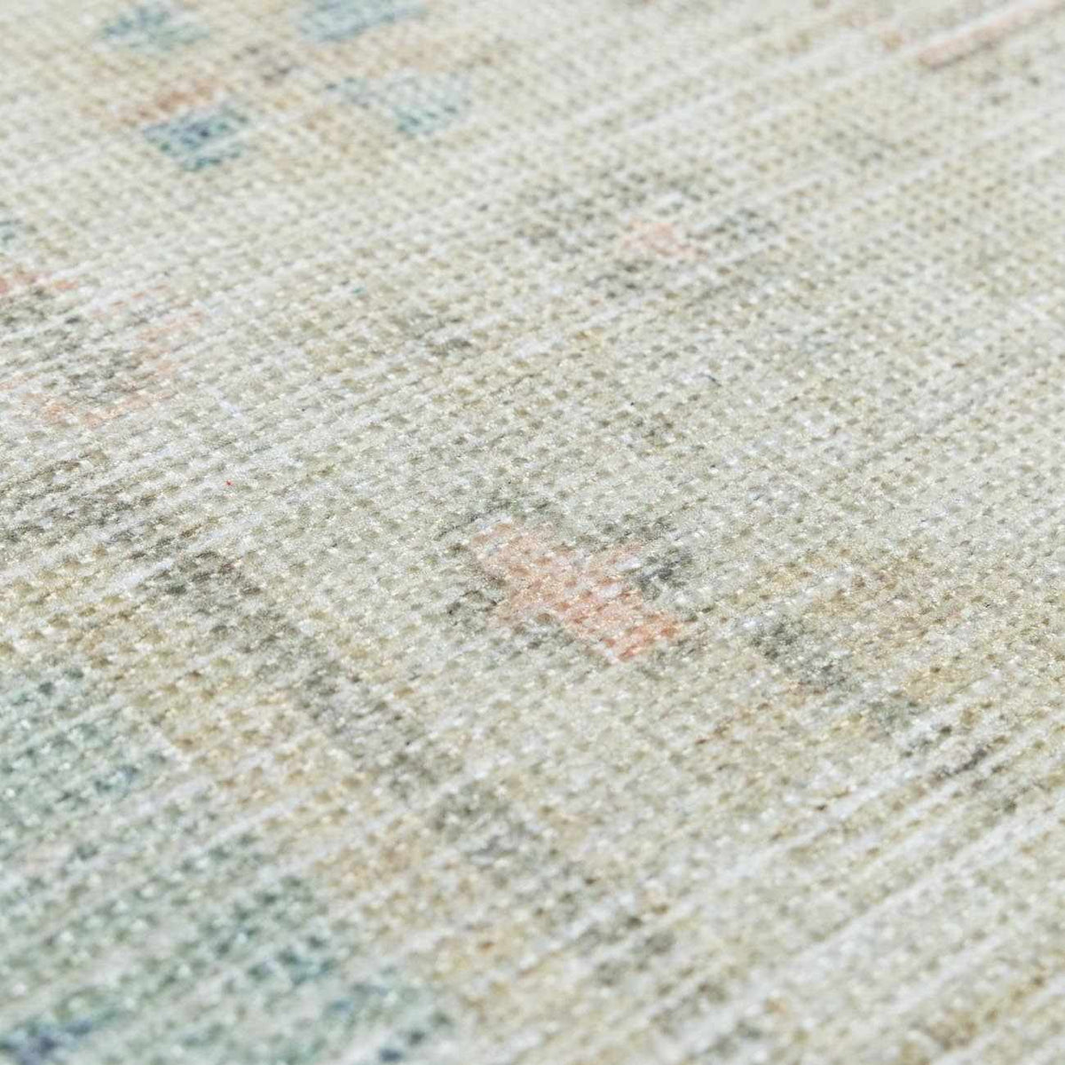 Light Olive Baloy Washable 7ft Runner Rug
