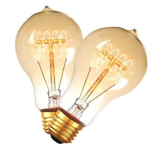 2 Pack - Dimmable Incandescent Spiral 60W