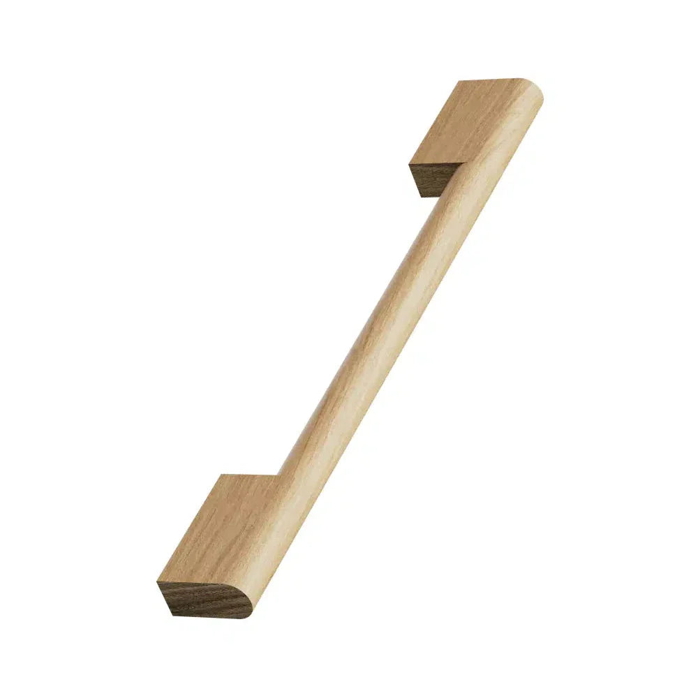 Lacquered Oak Wood "Fortis" Drawer Pulls