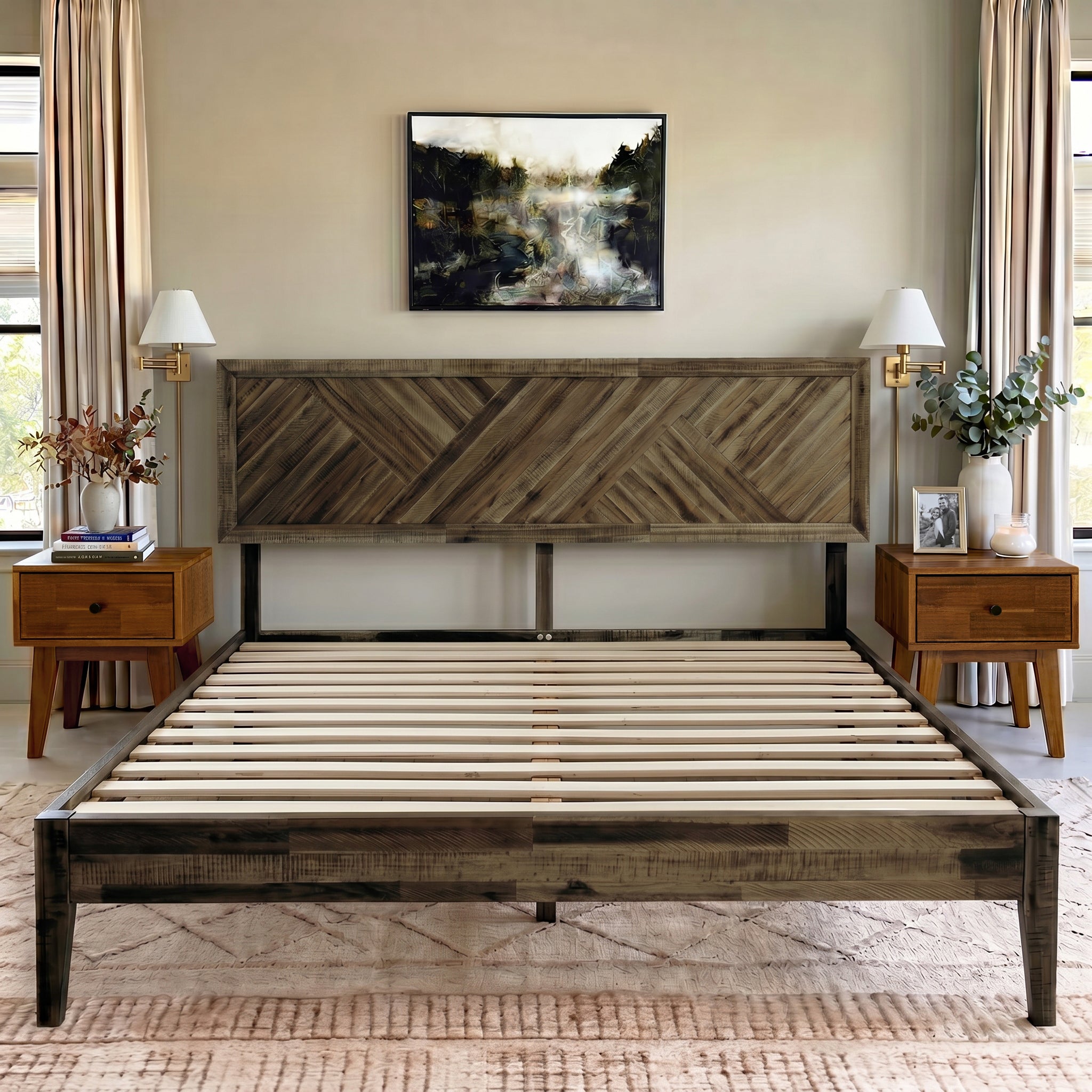 Sierra Solid Wood Bed Frame