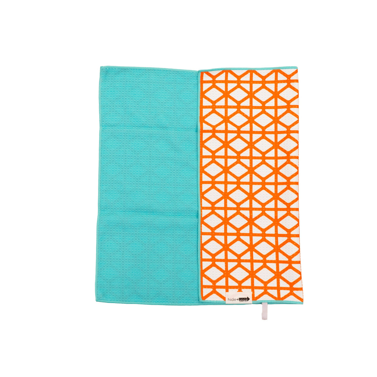 Orange Breeze Block Hand Towel 18" x 24"