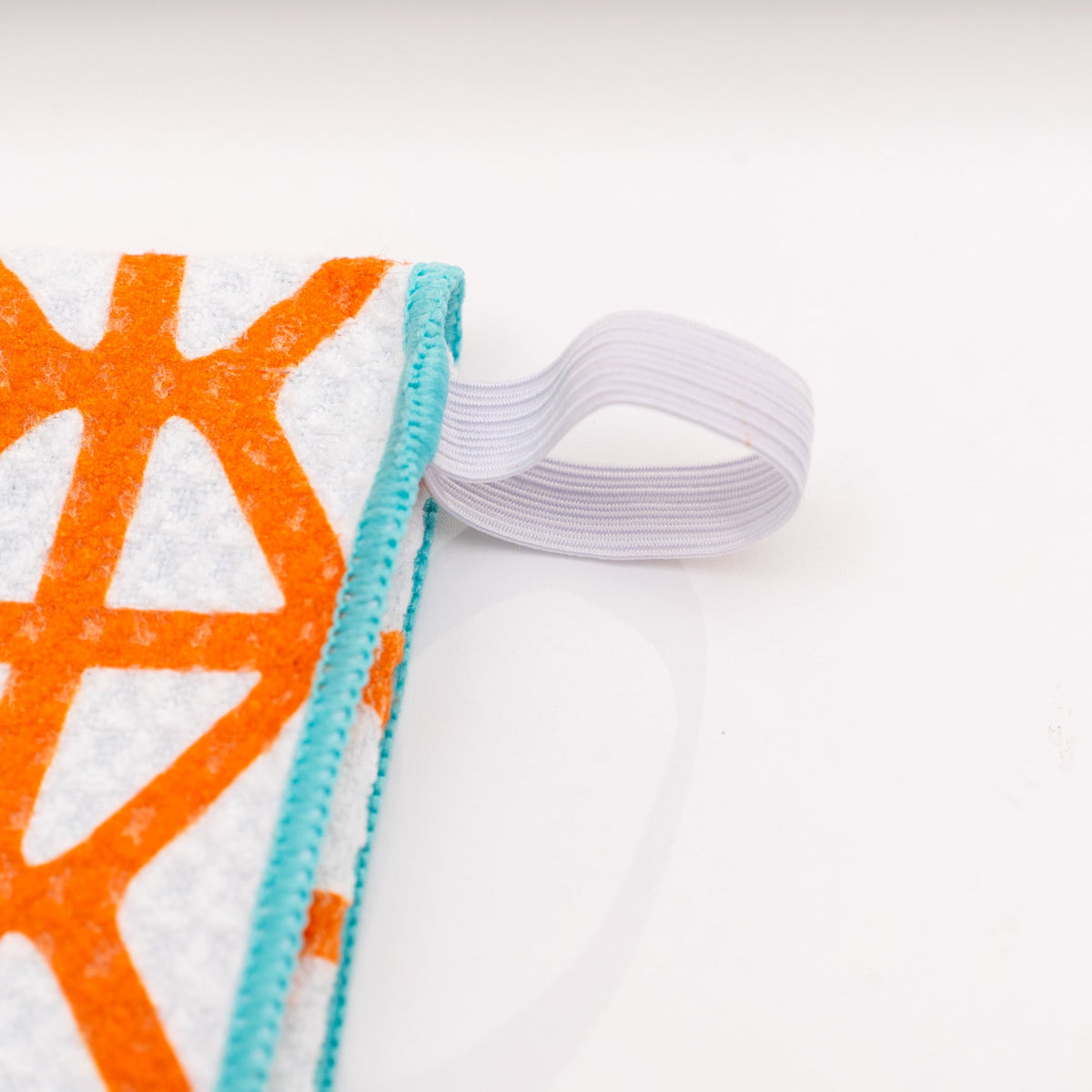 Orange Breeze Block Hand Towel 18" x 24"