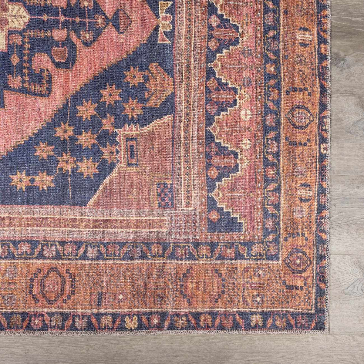 Malamote Washable 7ft Runner Rug