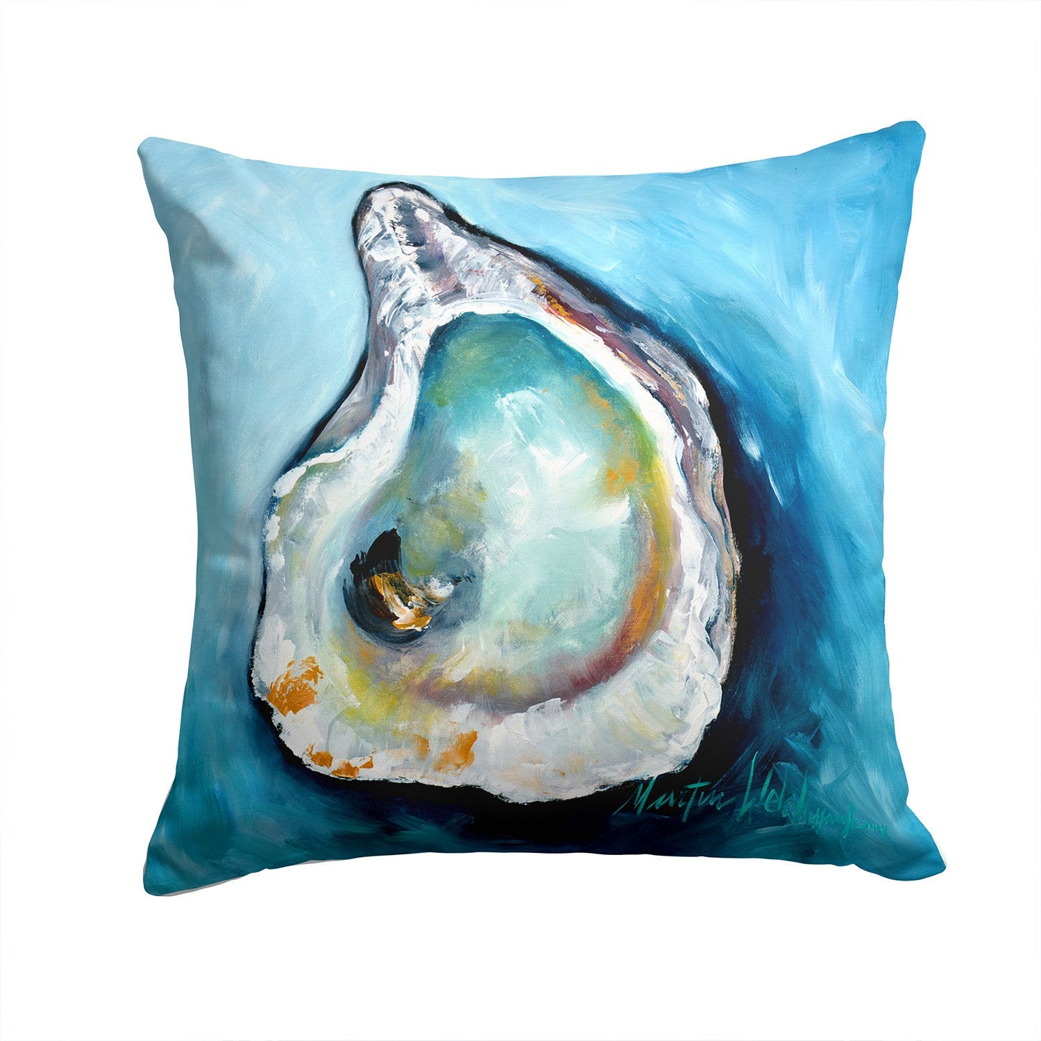 Oyster J Mac Throw Pillow - 14x14 Decorative Pillow – Art for Your Home & Patio MW1332PW1414