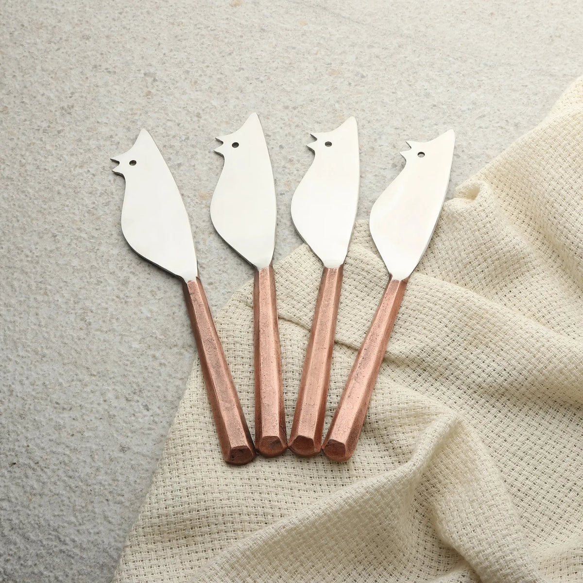 PLATEAU RATONCITO CHEESE SPREADER/KNIFE 4 PC. SET
