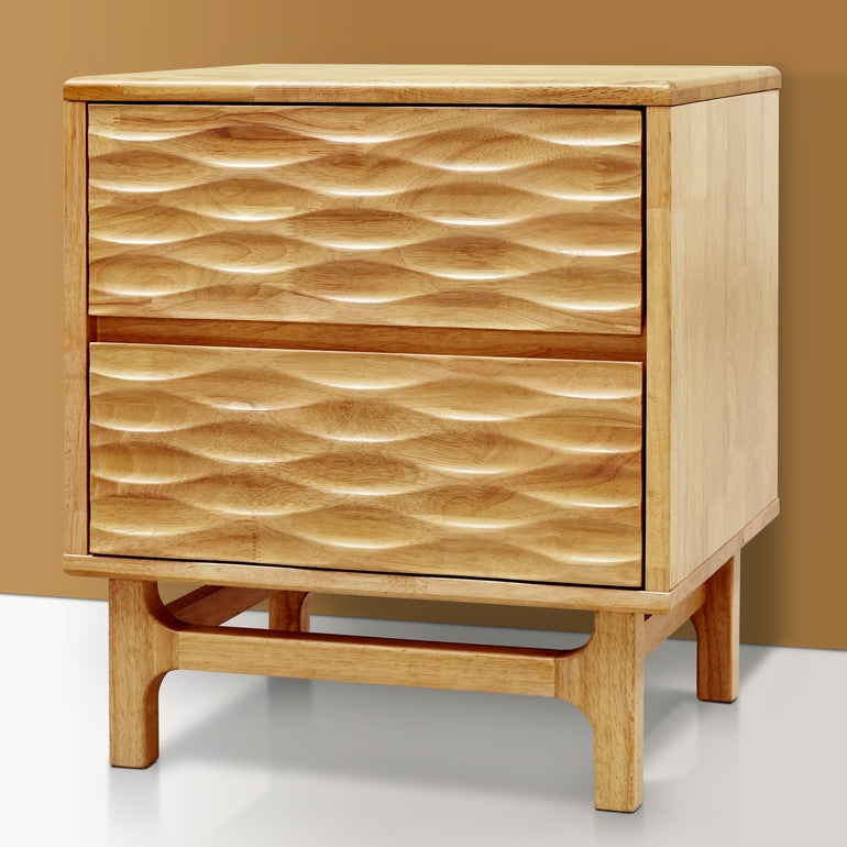 Elara Solid Wood Nightstand
