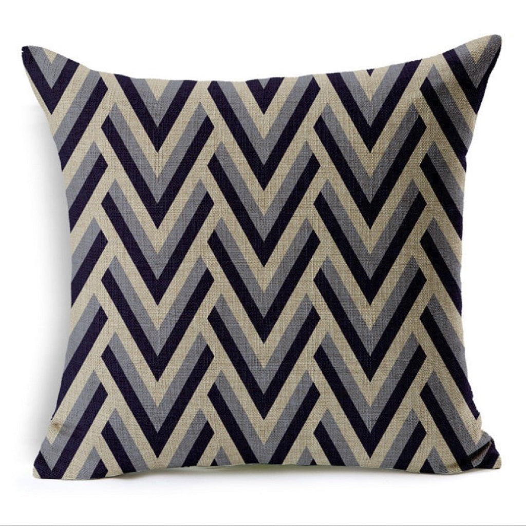 18''x18'' geometric print throw pillow | 5 unique designs colorful modern & abstract patterns | eclectic accent | insert included