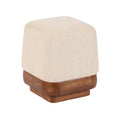 Sabri Square Ottoman Fabric and Wood