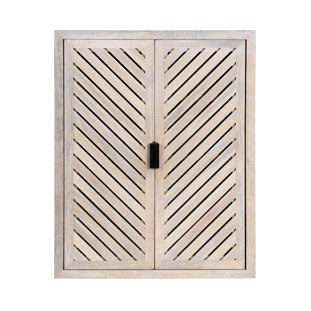 Mezzeta Tall Wood Bath Cabinet