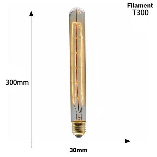 E27 Retro Edison Bulb AC 220V 110V 40W Dimmable Vintage Edison Light bulb ST64 G80 G95 T225 T300 Incandescent Lamp Edison Lamp Bravelight Antique Vintage Light Bulbs, T64 40W 2700K Warm Dimmable, Squirrel Cage Filament Edison Light Bulb for Table Lamp