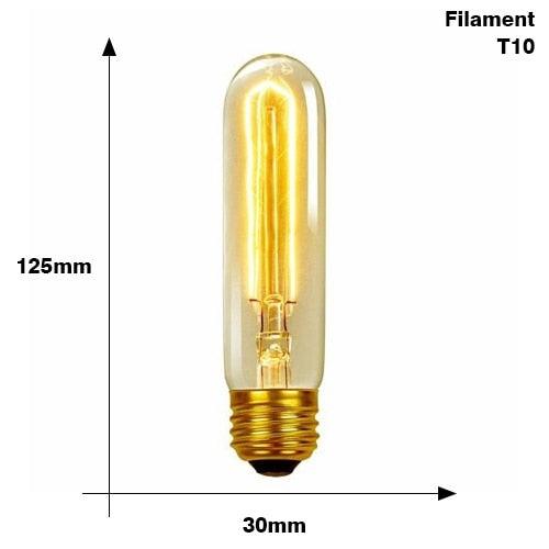 E27 Retro Edison Bulb AC 220V 110V 40W Dimmable Vintage Edison Light bulb ST64 G80 G95 T225 T300 Incandescent Lamp Edison Lamp Bravelight Antique Vintage Light Bulbs, T64 40W 2700K Warm Dimmable, Squirrel Cage Filament Edison Light Bulb for Table Lamp