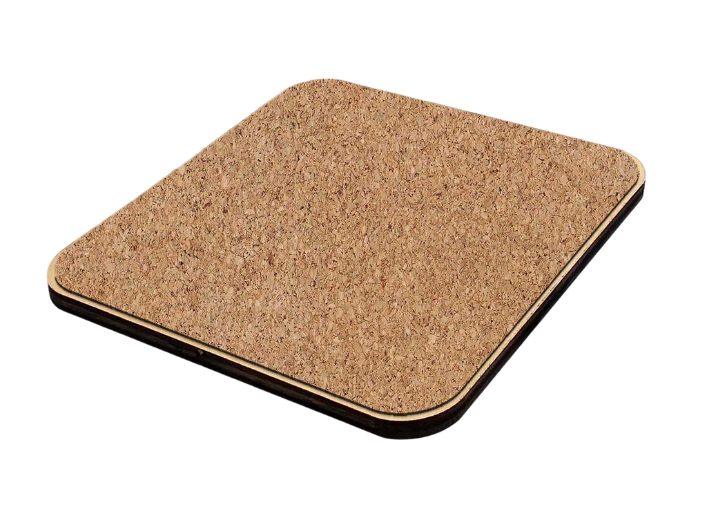 Pink Flamingo Wooden Cork Coasters Gift Set of 4 by G. Debrekht - Coastal Decor  - 8199440C-S4