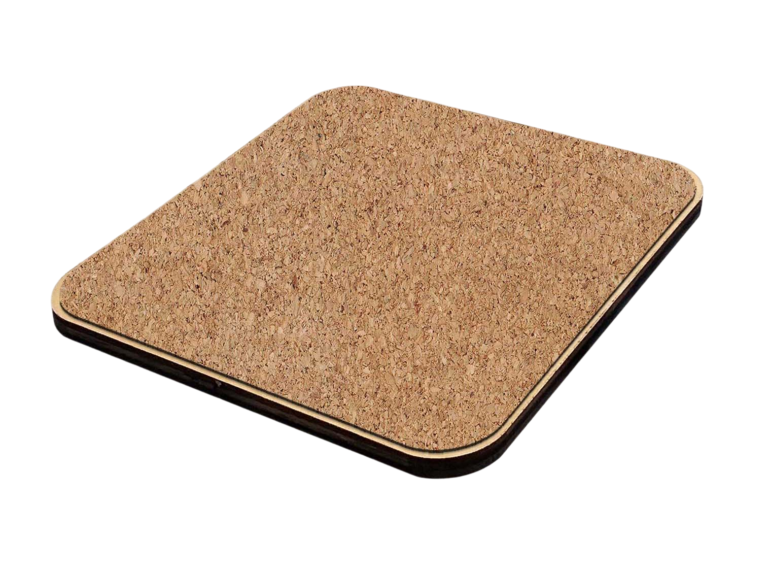 Pink Flamingo Wooden Cork Coasters Gift Set of 4 by G. Debrekht - Coastal Decor  - 8199440C-S4