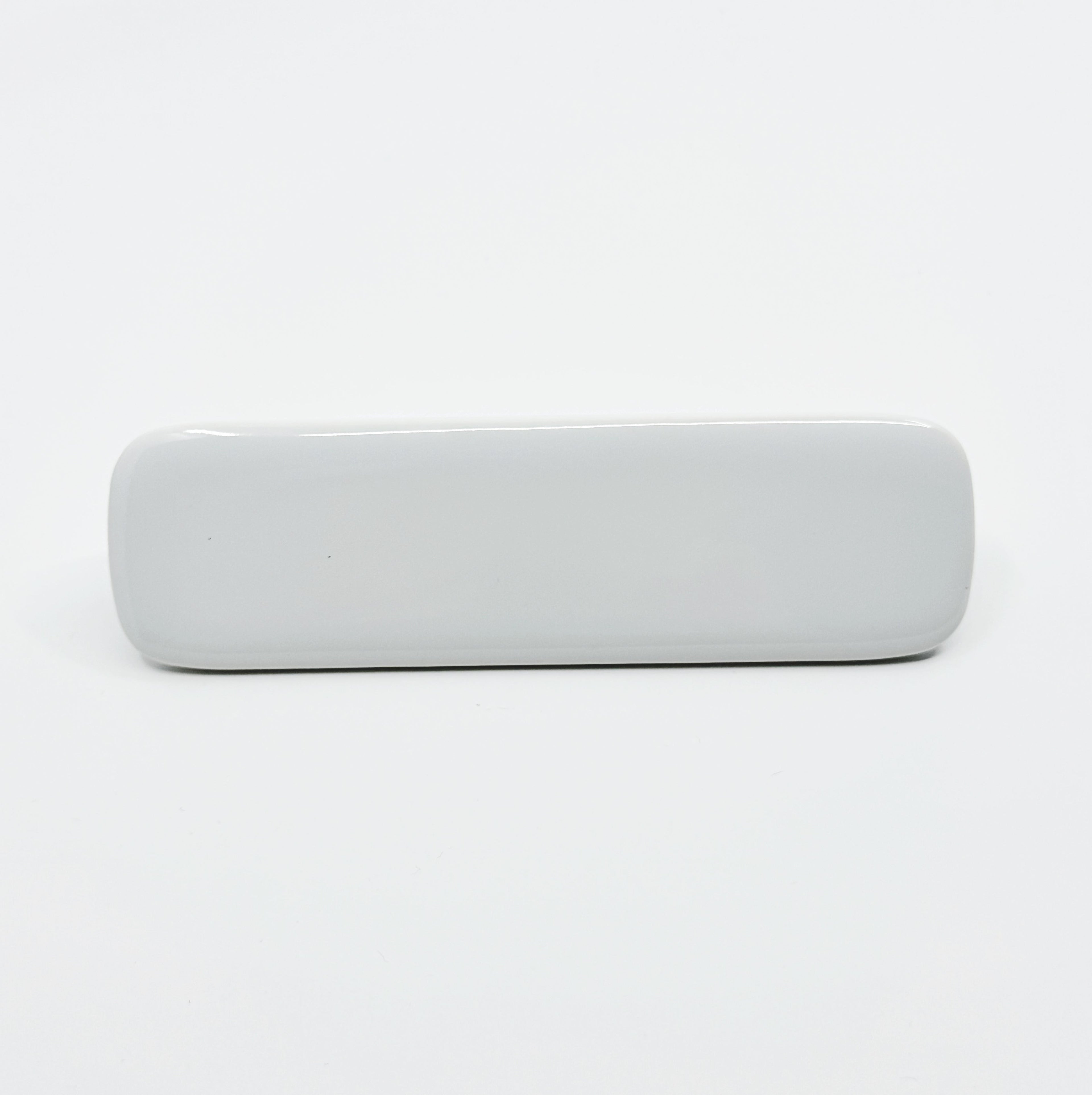 Glossy White "Tabula" Cabinet Knob and Drawer Pull