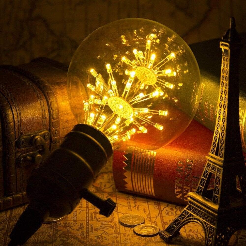 LED Edison Vintage Starry Sky Lamps Firework Non Dimmable Bulbs For Home Christmas Decoration Club Globe Light Bulbs For Bedroom Lamps Pendant Lighting