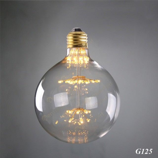 LED Edison Vintage Starry Sky Lamps Firework Non Dimmable Bulbs For Home Christmas Decoration Club Globe Light Bulbs For Bedroom Lamps Pendant Lighting