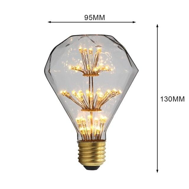 Retro Lamp Loft Industrial Decor Vintage Lamp Light Bulb Antique Vintage Style Light Amber Warm Dimmable Vintage Village Style Desk Light Creative Table Lamp
