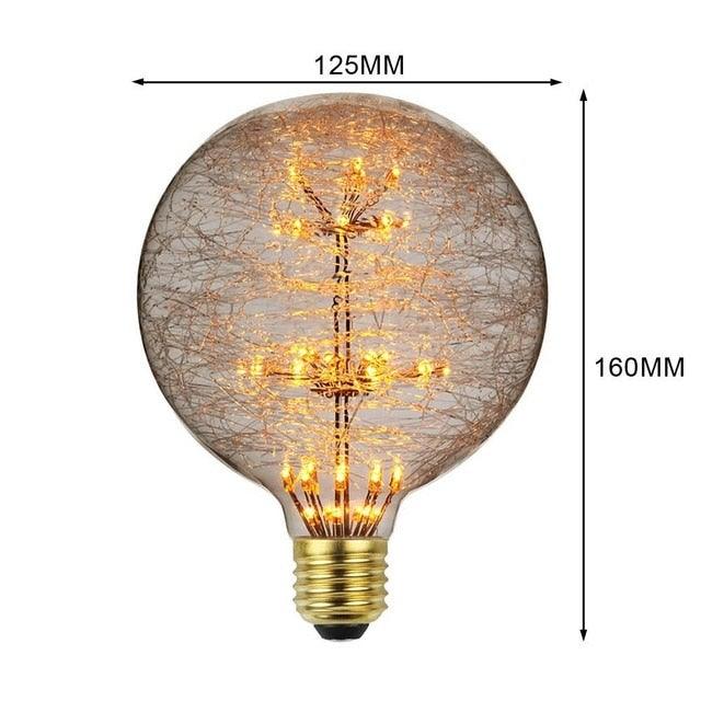 Retro Lamp Loft Industrial Decor Vintage Lamp Light Bulb Antique Vintage Style Light Amber Warm Dimmable Vintage Village Style Desk Light Creative Table Lamp