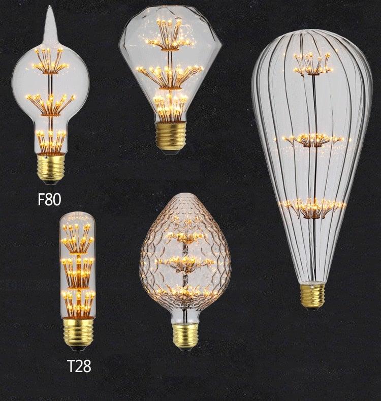 Retro Lamp Loft Industrial Decor Vintage Lamp Light Bulb Antique Vintage Style Light Amber Warm Dimmable Vintage Village Style Desk Light Creative Table Lamp
