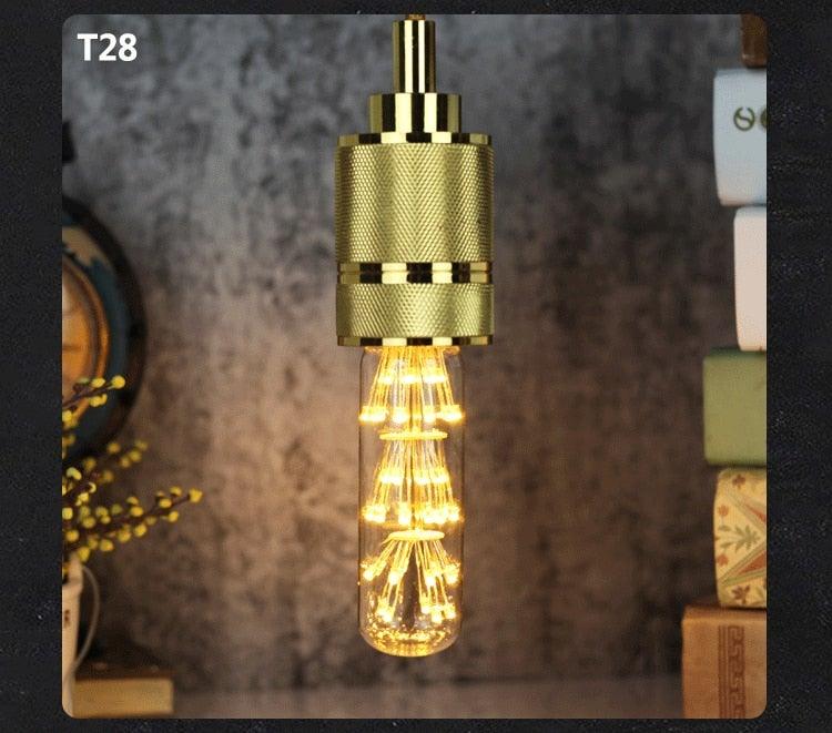 Retro Lamp Loft Industrial Decor Vintage Lamp Light Bulb Antique Vintage Style Light Amber Warm Dimmable Vintage Village Style Desk Light Creative Table Lamp