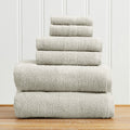 100% Cotton Woven Texture Bath Towel Set - Marbella Collection