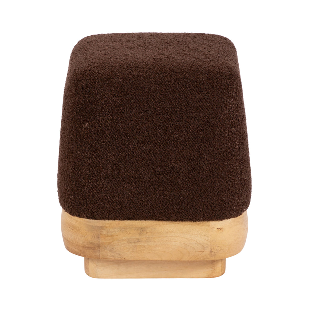 Sabri Square Ottoman Fabric and Wood