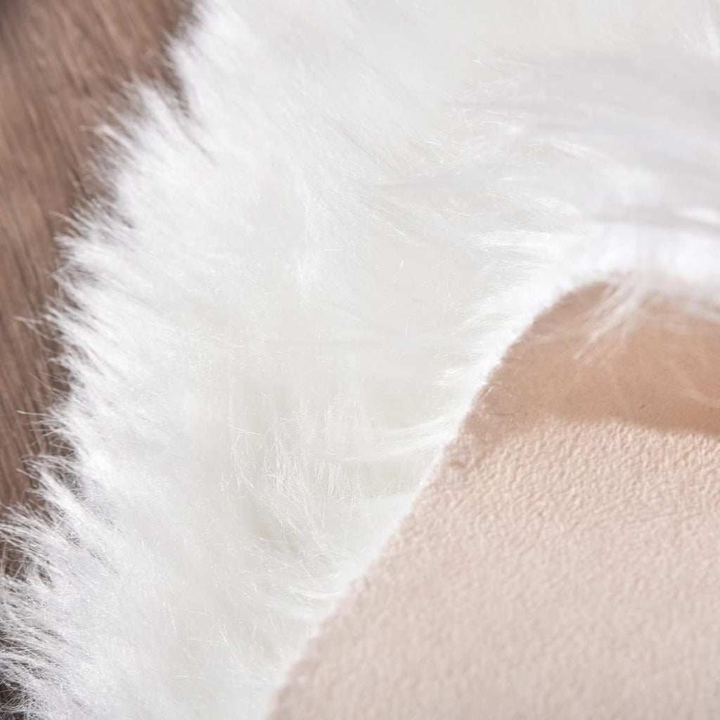 Thicken Faux Fur Rugs Plush Carpet area rug options of 4 colors 3 sizes